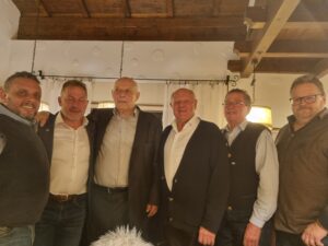 V.l. Roland "Perkeo" Amort, Bgm Roland Lazzeri, Dr. Luis Durnwalder, Christian Glas, Sepp Höfer, Norbert Zehrer